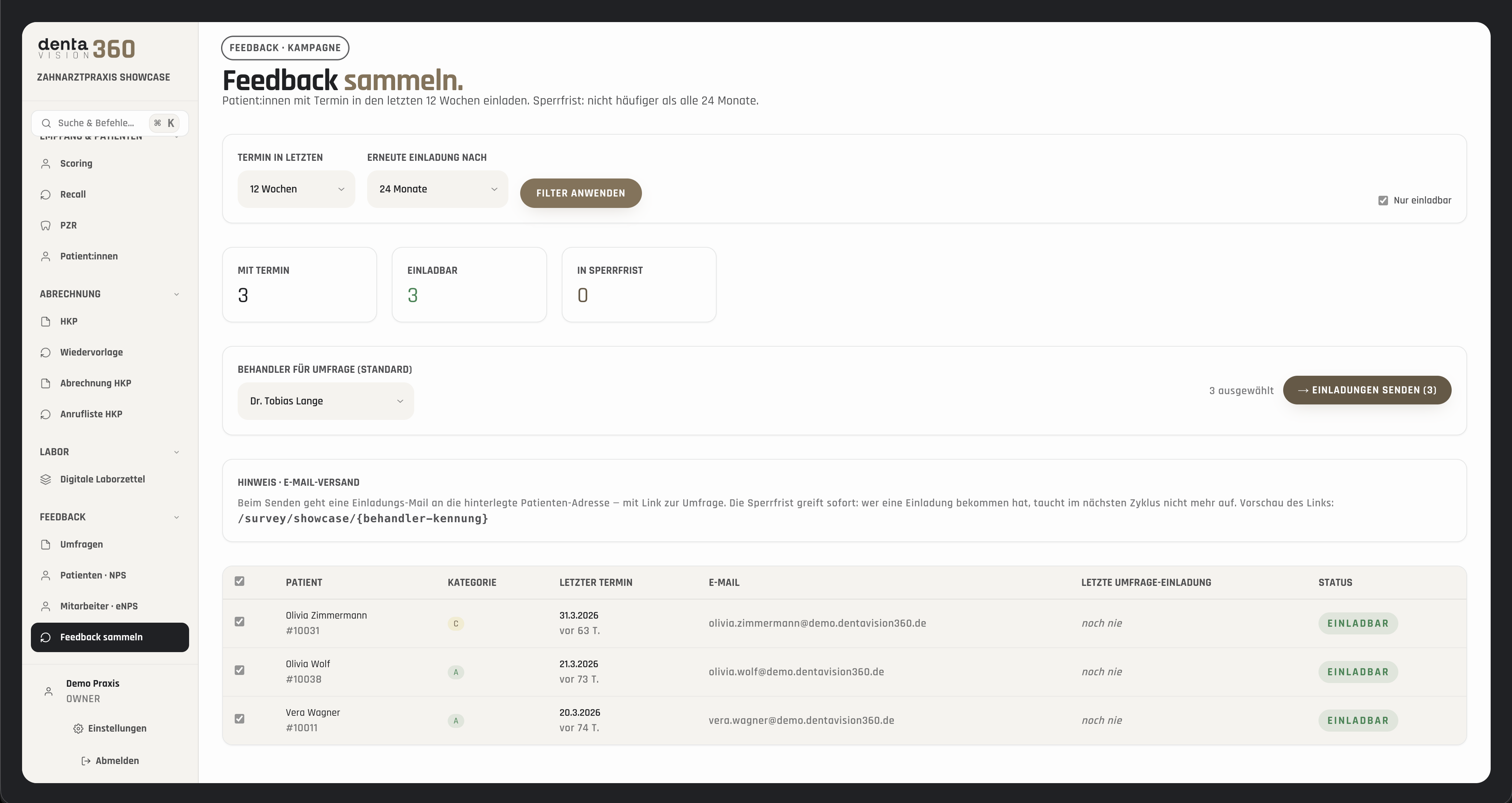 Feedback · NPS & eNPS